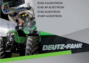 Deutz Fahr Agrotron  6120.4 6130.4 6140.4 instrukcja serwisowa PL