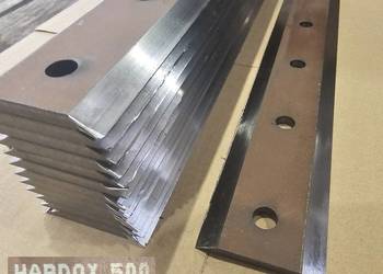 Nóż rębaka 300x55x6 Cedrus RB03 RB04 w całości z Hardox500