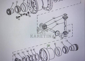 John Deere R83149/obudowa dyferencjału/John Deere 4555/4755/4955