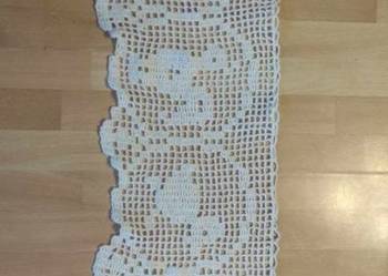 Firanka szydełkowa ok.102 x 32 cm/Wielkanoc
