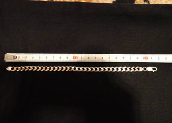 bransoletka męska pancerka 22 cm