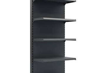 Regał przyścienny MAGO -80 cm szeroki plecy metalowe symbol MAGORM-210/80