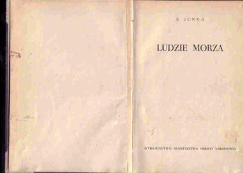 (4367) LUDZIE MORZA – E. JUNGA