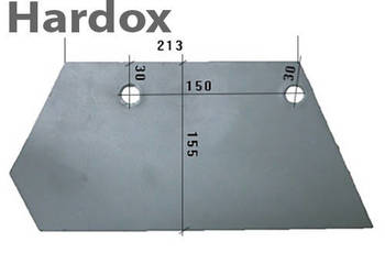 Lemiesz 300ha! HARDOX 401222/P części do pługa KYLLINGSTAD