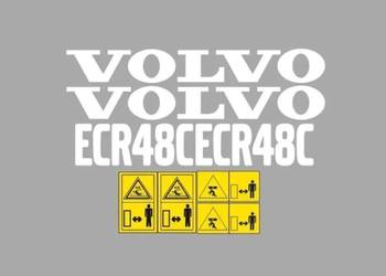 Naklejki oklejenie VOLVO ECR48C Zamiennik