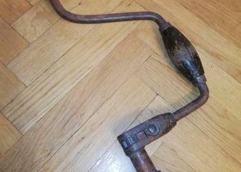 Stara wiertarka ręczna, bezprądowa - Retro Vintage Stara wiertarka ręczna, bezprądowa - Retro Vintage