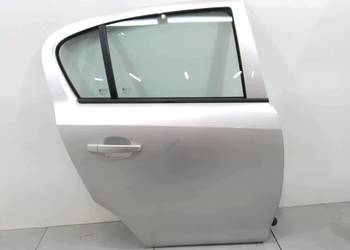 DRZWI PRAWE TYŁ SREBRNE  Opel Corsa IV (2006-2014) D