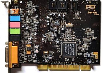 Karta dźwiękowa sound blaster.