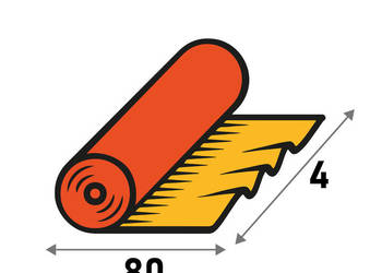 Geowłóknina POLIPROPYLENOWA 9kn 4x80
