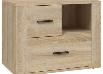 Szafka nocna dąb sonoma 60x36x45 cm materiał drewnopochodny WM-816739