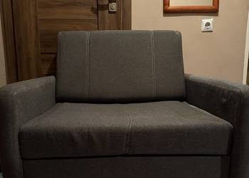 Łóżko rozkładane/fotel z pojemnikiem na pościel