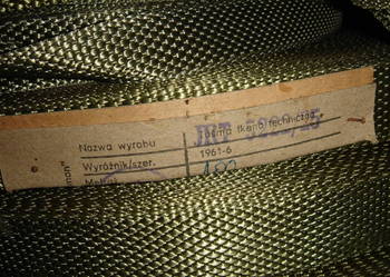 Taśma tkana techniczna 1 x 24 mm rolka 100 mb Nowa
