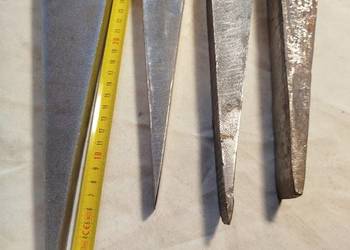 Kliny metalowe do łupania drewna