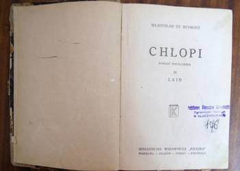 Władysław St. Reymont - Chłopi t. IV