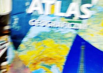 Atlas geograficzny antykwariat szkolny outlet