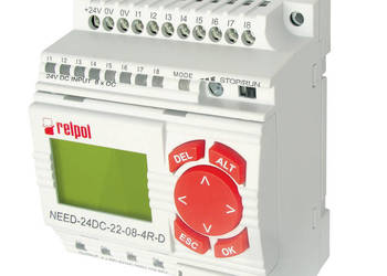 Przekaźnik programowalny 24V DC 8we, 4wy