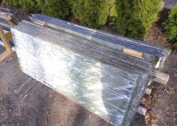 Szkło szklarniowe używane okienne szyba przeźroczyste 160x60cm 4mm 140x60cm