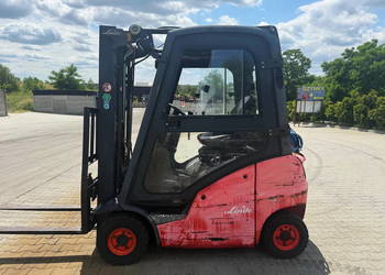 wózek widłowy LINDE H16T LPG 1600kg 3.15m kabina wolny skok przesuw