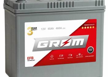 Akumulator 45Ah 460A GROM EFB START&STOP  Japan Prawy Plus DT