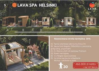 LAVA SPA HELSINKI / Kompletna nowoczesna Strefa Spa