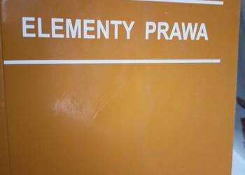 Elementy prawa używane podręczniki szkolne księgarnia outlet Elementy prawa używane podręczniki szkolne księgarnia outlet