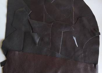 Skóra (442 g) Licowa Włoska średnie i małe kawałki Brązowy Ciemny