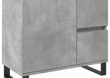 Szafka pod umywalkę szarość betonu 65x33x60 cm WM-857228