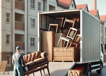 Wywożenie i odbiór starych mebli z mieszkania, Wrocław, cennik, transport