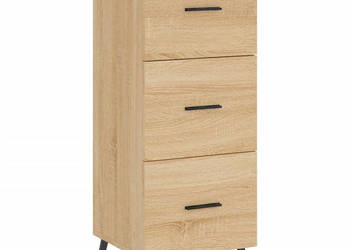 Szafka dąb sonoma 345x34x90 cm materiał drewnopochodny WM-828623
