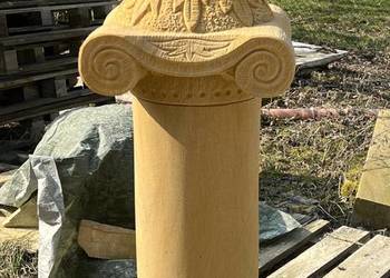 Kolumna ozdobna z kamienia naturalnego, piaskowca