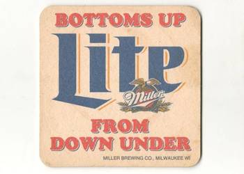 Lite  - podstawka do piwa. Nr . 1.