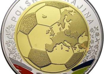 Moneta Medal Polska Ukraina ME w Piłce Nożnej 2012 Mistrzostwa Europy