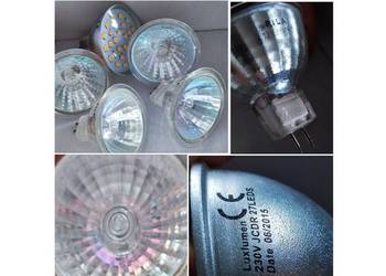 lampka oświetlenie Żarówka świetlówka halogenowa JCDR 230V,   PILA 12V  35W