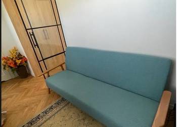 Sofa Luppo Click-Clack | rozkładana | modern | turkusowa | funkcja spania
