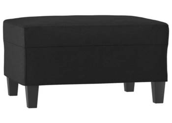 vidaXL Podnóżek, czarny, 70x55x41 cm, sztuczna skóra(SKU:349355)