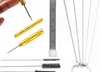 Przebijak i Wyciory do Pistoletu Malarskiego 11szt. | Filtr 60 Mesh