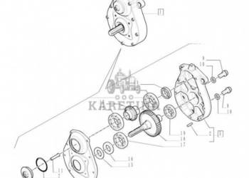 New Holland T6010 T6070 Wa∏ek przegubowy 5196253