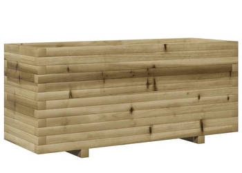 Donica ogrodowa 110x40x495 cm impregnowane drewno sosnowe WM-847382