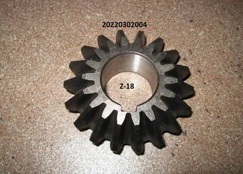 Koło zębate stożkowe Z-18, fi 30 wpust 8mm do Rozsiewacza