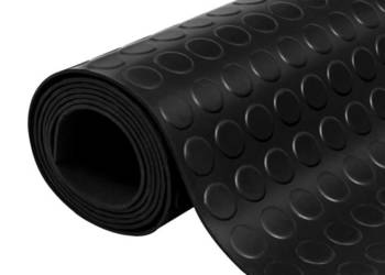 vidaXL Gumowa mata podłogowa, antypoślizgowa w kropki(SKU:141174)