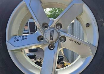 Alu Felga Fondmetal KBA-49768 6.5"x16" 5x114.3 ET 36 7900 D4 Czarna Opona