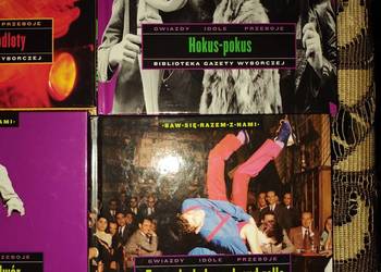 Piec płyt CD z muzyką w tym biografia książki