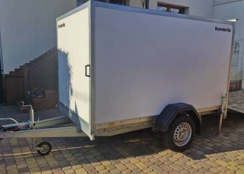 Przyczpa Brenderup Furgon Cargo Kontener Rampa Skrzynia 1000 DMC