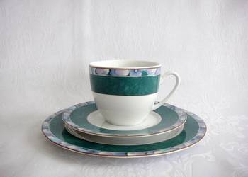 Zestaw śniadaniowy z porcelany trio dla jednej osoby