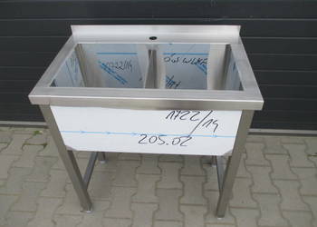 SOLIDNY ZLEW BASEN 2 KOMOROWY 80/50/85 NOWY