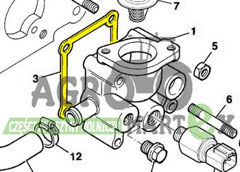 02/630593, 02-630593 USZCZELKA OBUDOW TERMOSTATU PERKINS JCB 02/630593, 02-630593 USZCZELKA OBUDOW TERMOSTATU PERKINS JCB