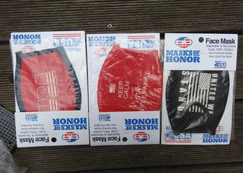 MASKA MADE IN USA 100 % BAWEŁNA KOLEKCJONERSKA LUB DO UŻYCIA