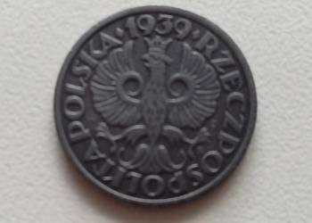 Moneta 1 gr 1939 r.,, GG,, cynk ideał