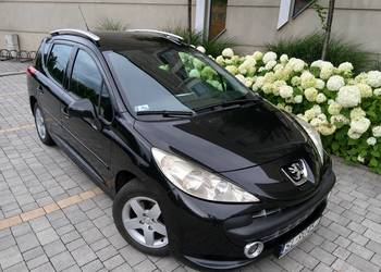 PEUGEOT 207SW 1.4 95KM 2008r, Dach Panoramiczny, Klima, Alufelgi, Isofix