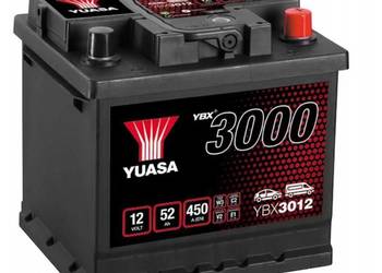 Akumulator Yuasa Standard 12V 52Ah 450A Prawy Plus
